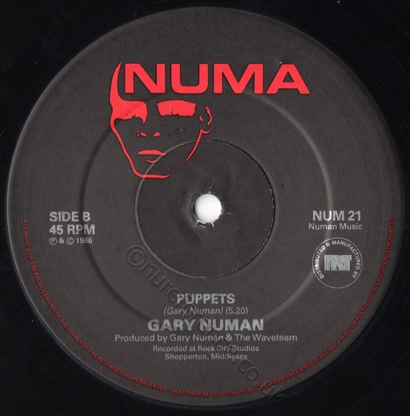 NUM 21 B Side Label