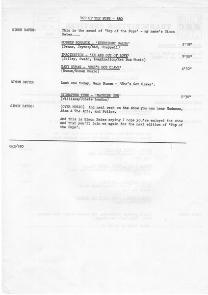 Timing Sheet 2