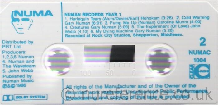 NUMAC 1004 Alternate 'B' Label.