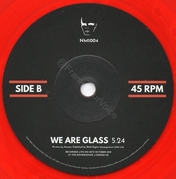 NM1004 'B' Side Label.