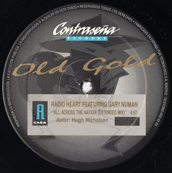 OLD GOLD-018-MX A side Label.