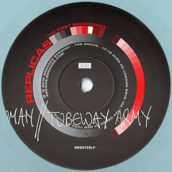 BBQ 2159 LP B Side Label.
