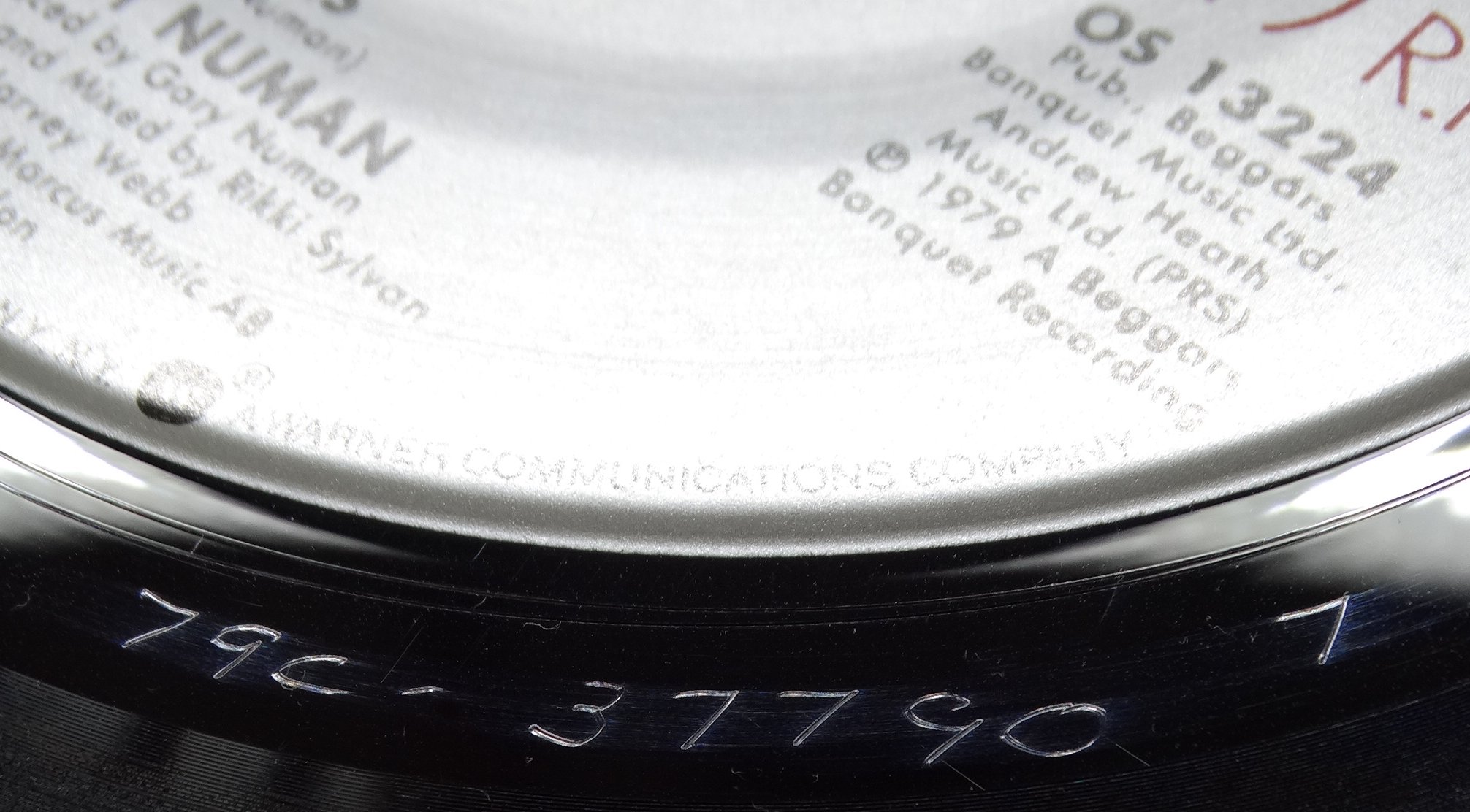 OS 13224 A side Reissue Matrix.