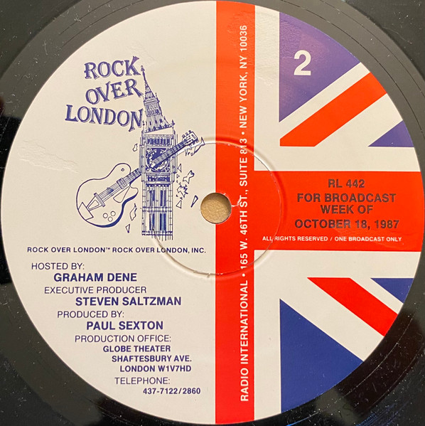 #442 18/10/87 'B' Label