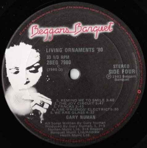 2BEG 7980 'D' Side Label.