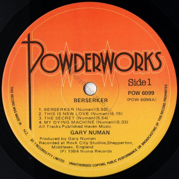 POW 6099 A Side Label.