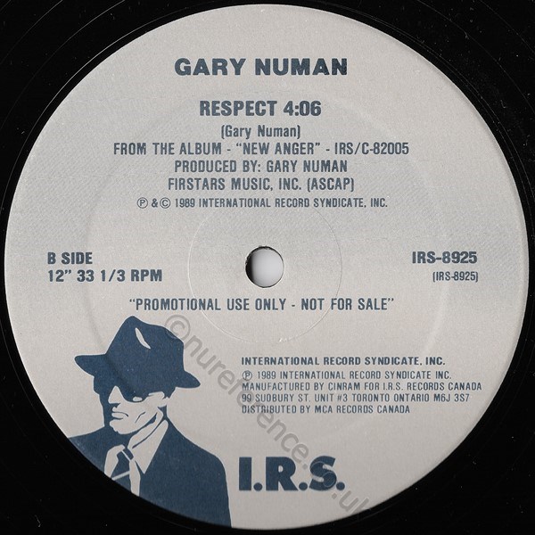 IRS-8925 AA Side Label.