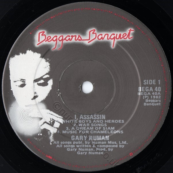 BEGA 40 A Side Label.