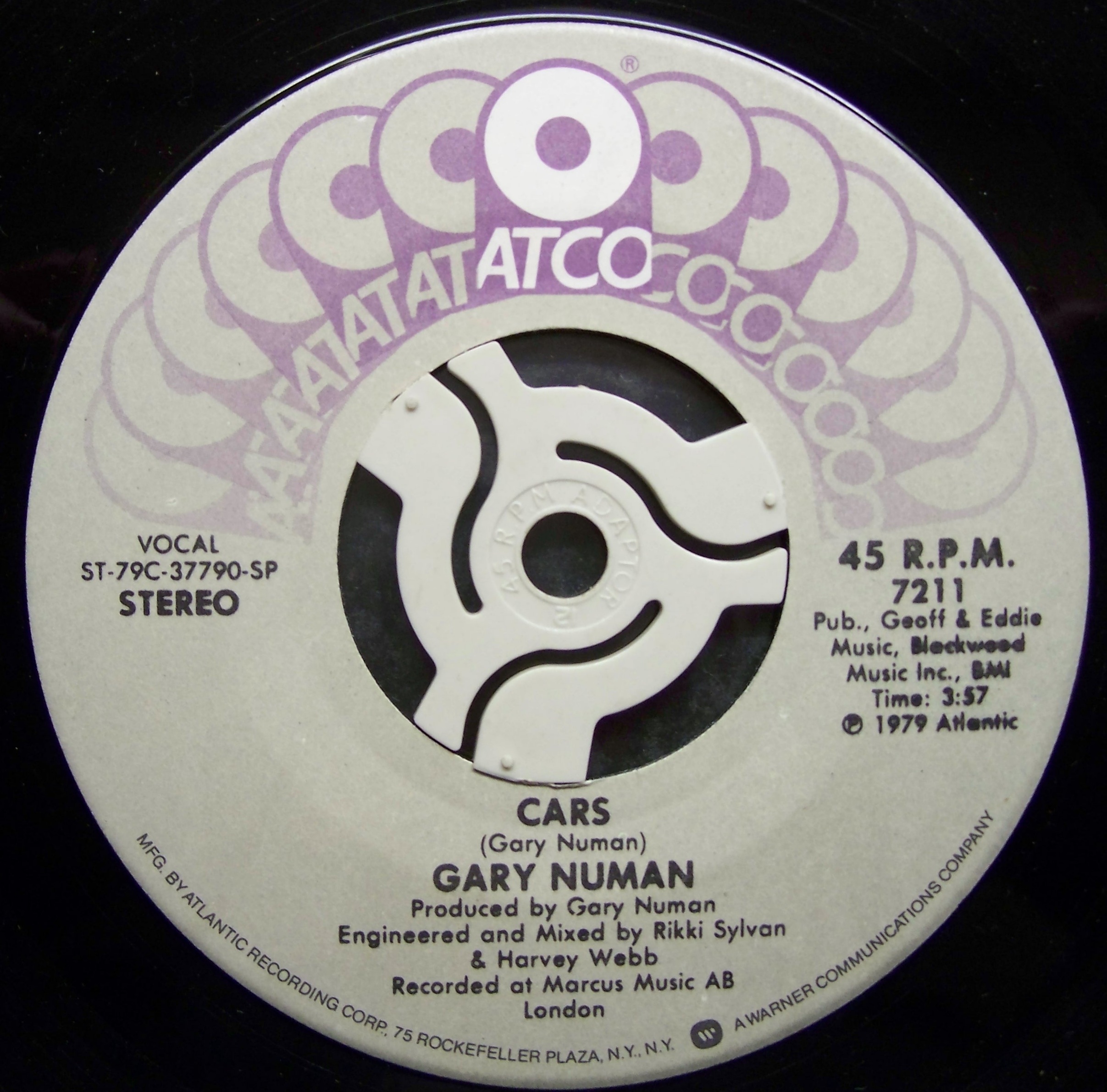 7211 SP First Pressing A side Label.