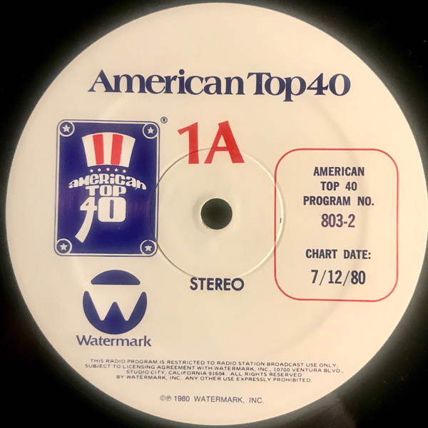 AT40 803-2 Side 1A Label