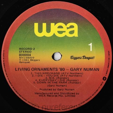 800004 'C' Side Label.