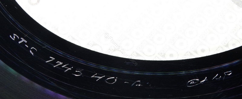 SD 38-117 'B' Side Reissue Matrix.