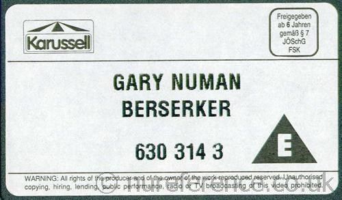 600134 B Side Label Mispressing.