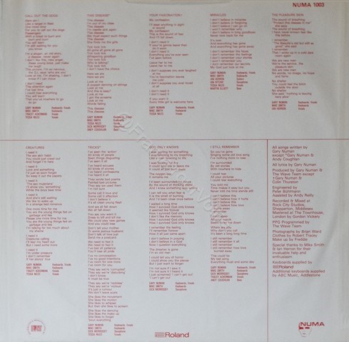 NUMA 1003 Inner Lyrics.