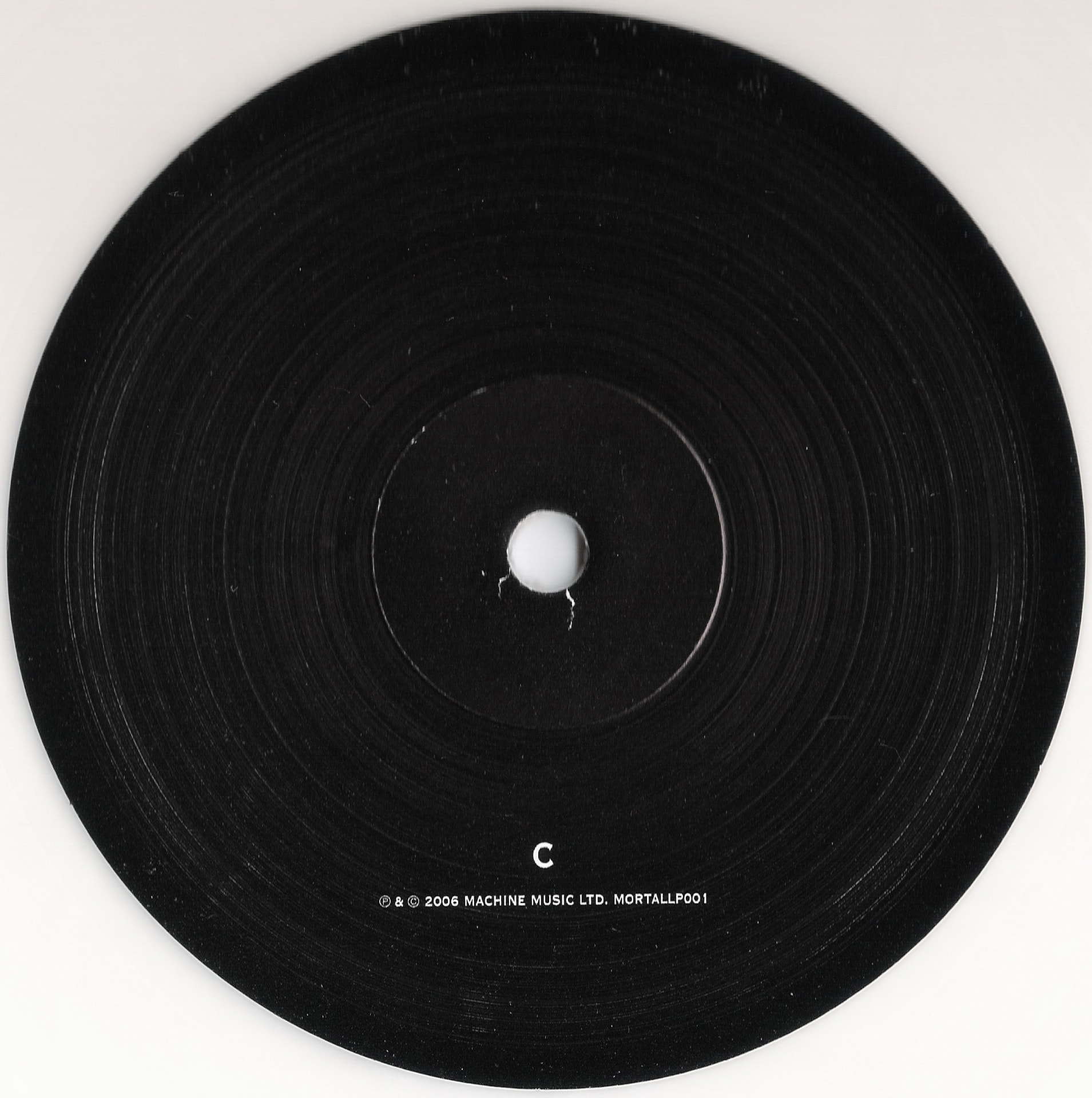 MORTALLP01 'C' Side Label.