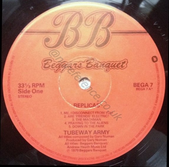 BEGA 7 A Side Label Varient.