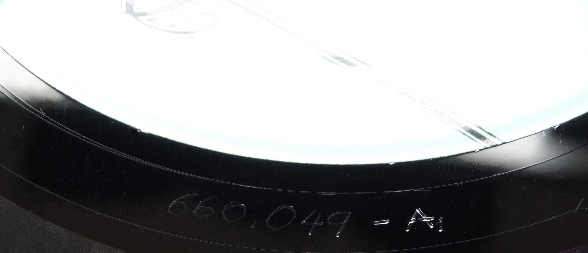 660.049 'A' Blue/Black Font Matrix.