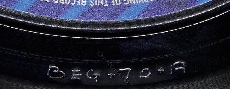 BEG 70 A Label Mispress Matrix