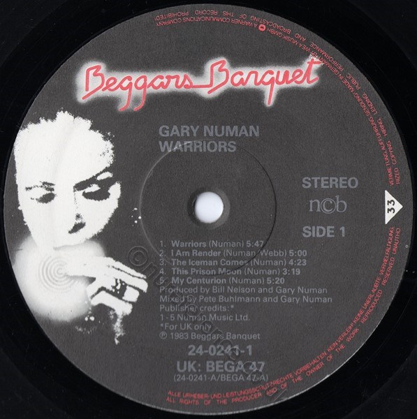 24-0241-1 'A' Side Label.