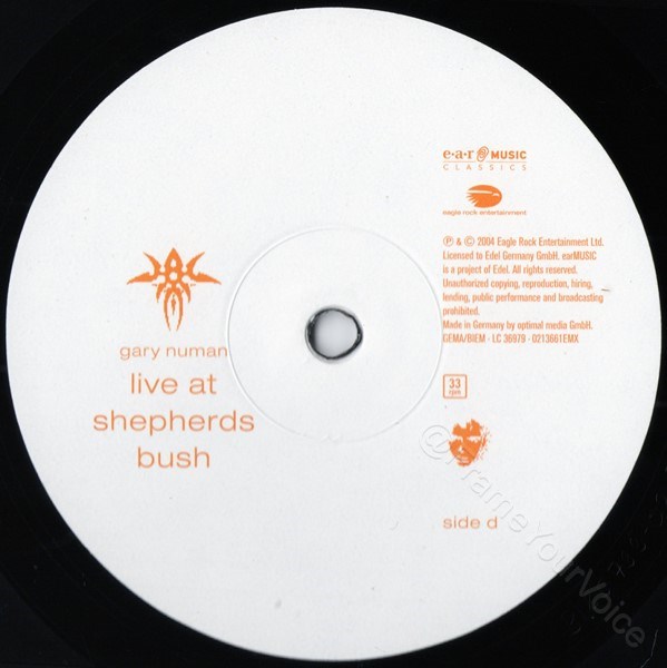 0213661EMX LP 'D' Label.