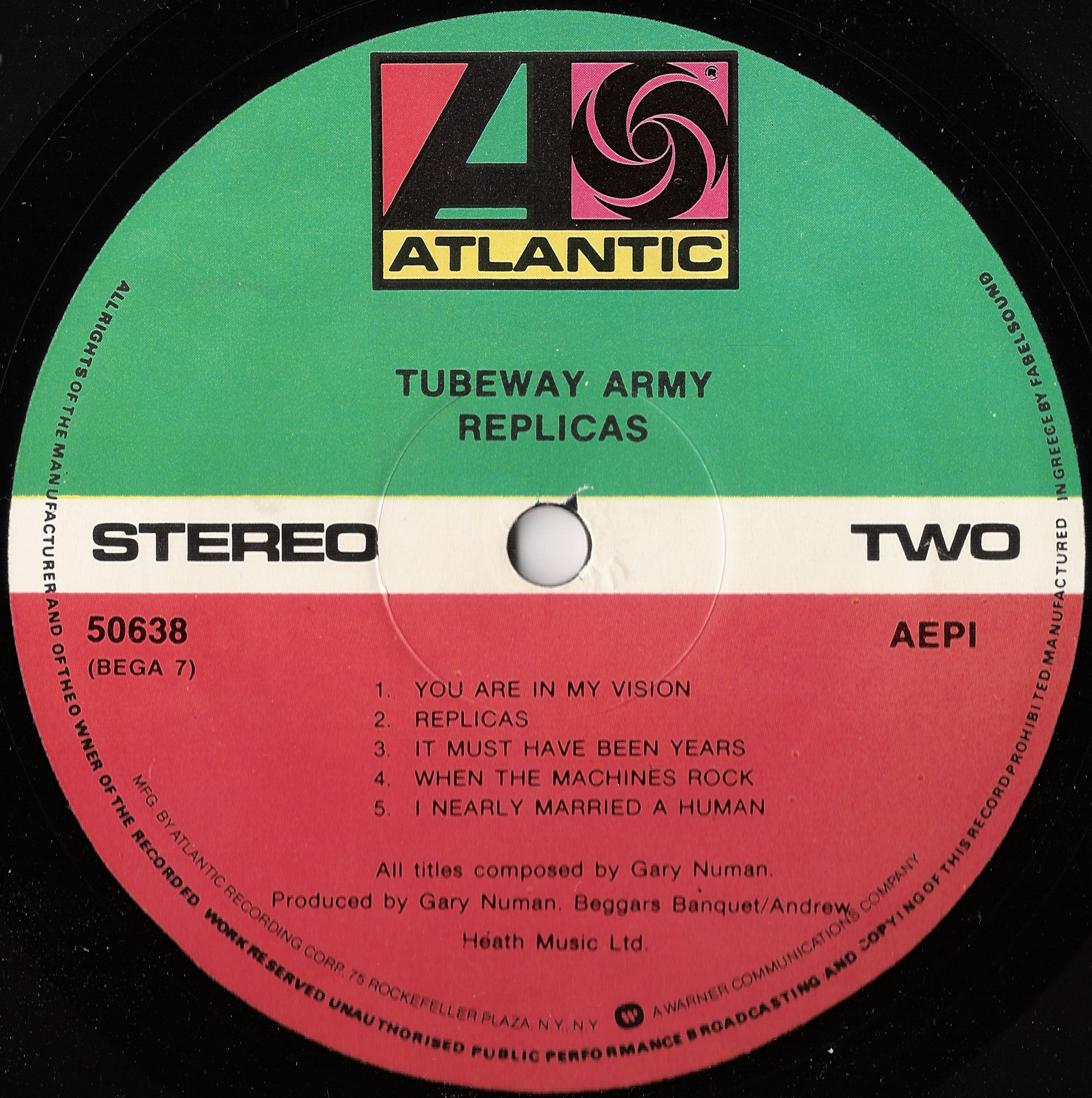 50638 'B' Side Label