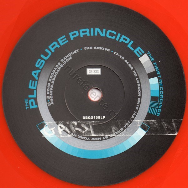 BBQ 2158 LP B Side Label.
