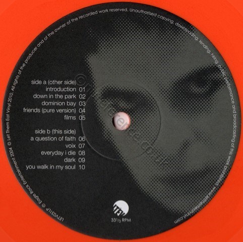 LETV031LP 'B' Label.