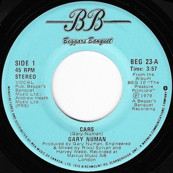BEG 23 A side Label.
