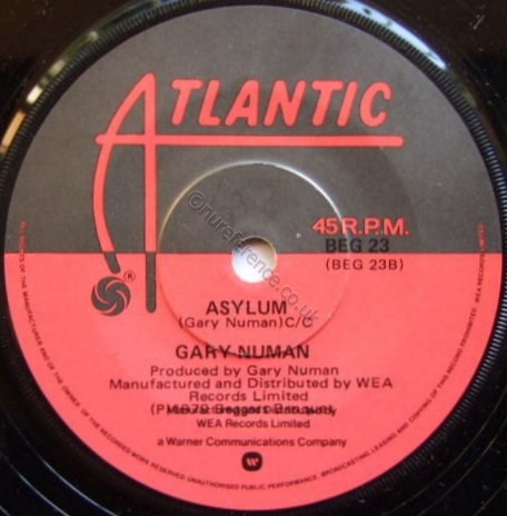 BEG 23 NZ Mispress B side Label.