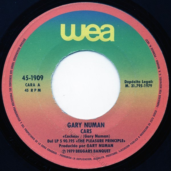 45-1909 Spanish A side Label.