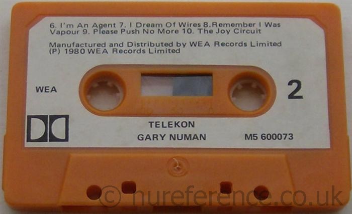 M5 600073 B Side Label.