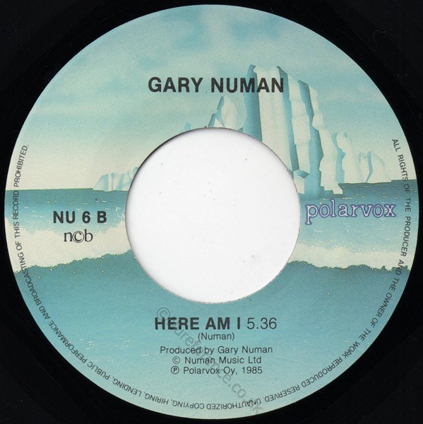 NU 6 B Side Label.