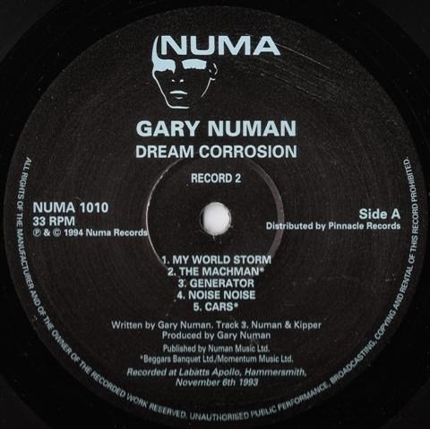 NUMA 1010 Disc 2 Side 1