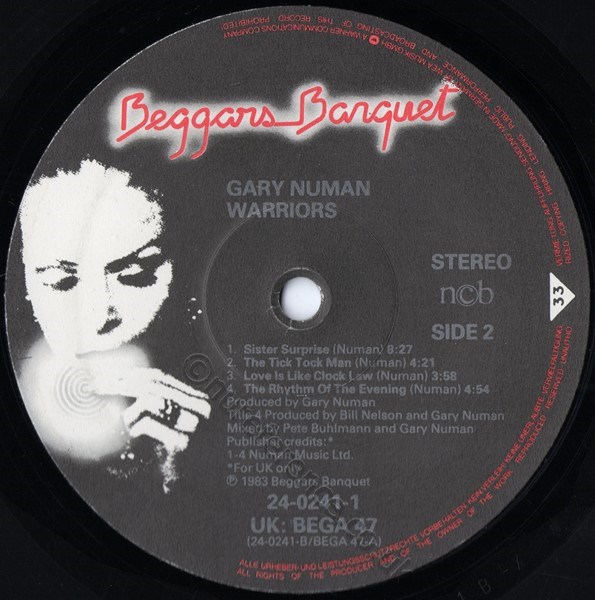 24-0241-1 'B' Side Label.