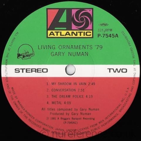 P-7545A B Side Label.