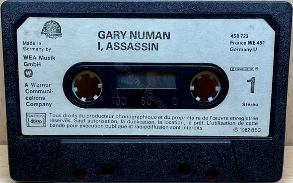 458 723 'A' Side Label.