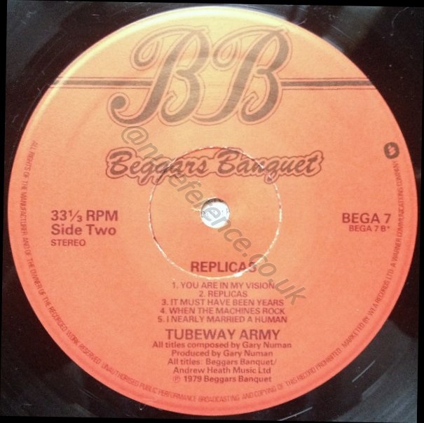 BEGA 7 A Side Label Varient.