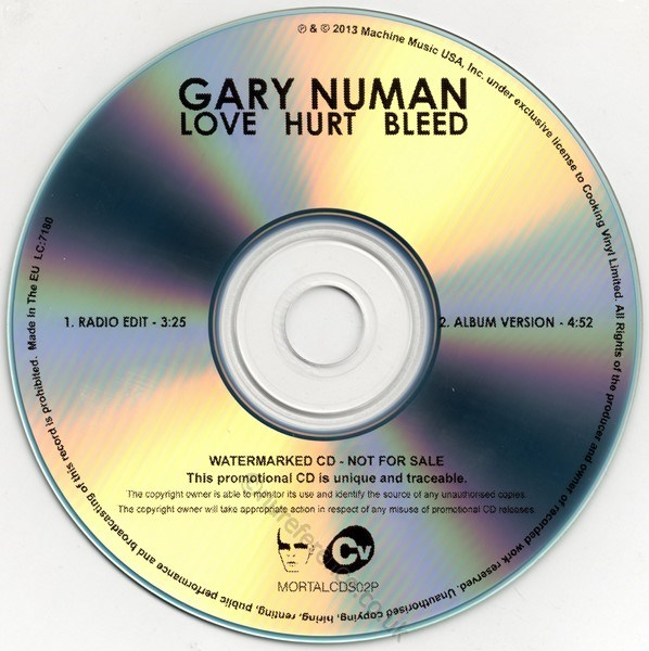 MORTALCDS02A CD Label