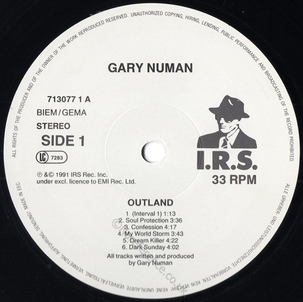 (064) 7130771 A Side Label.