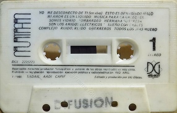 DGC 222/223 Promo A Side Label.