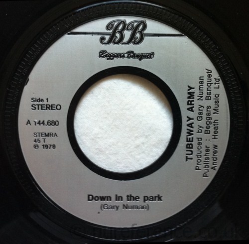 144.680 Beggars Sliver 'A' Side Label