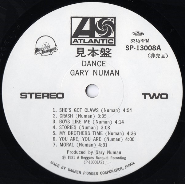 SP-13008A Promo 'B' Side Label.