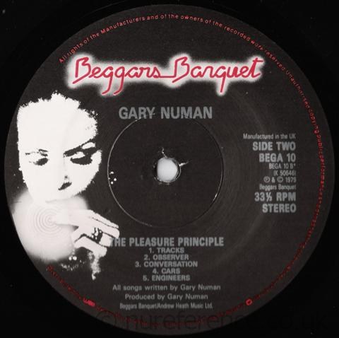 BEGA 10 Reissue B Side Label.