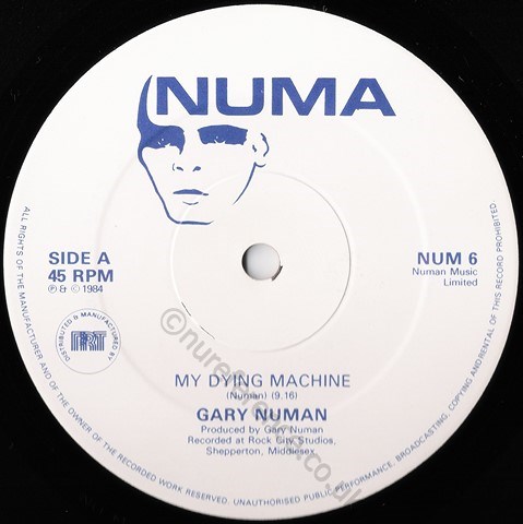 NUM 6 A Side Label