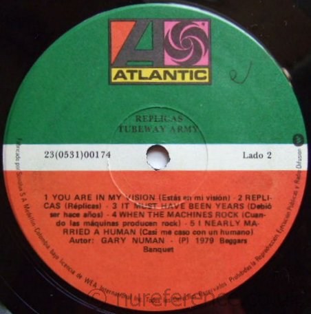 23(0531)00174 'B' Side Label