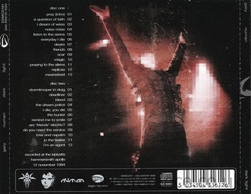 EDMCD161 Back Cover