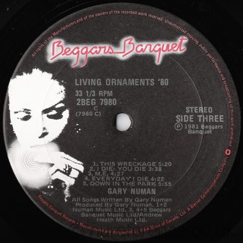 2BEG 7980 'C' Side Label.