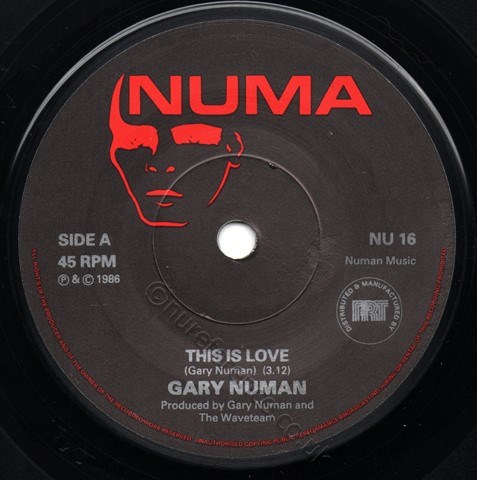 NU 16 A Side Label