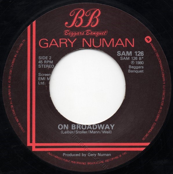 BEG 46 Mispress B Side (SAM 126 Label)