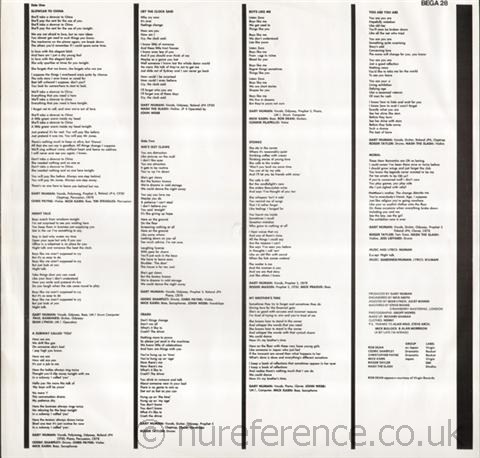 BEGA 28 Inner Lyrics.